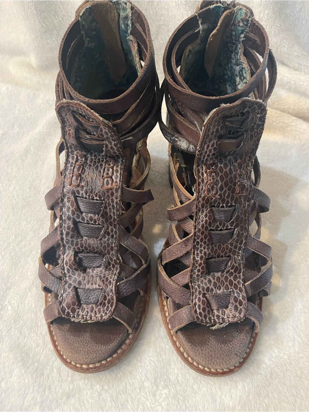 OG Freebird Penny Strappy Block Heel Sandals